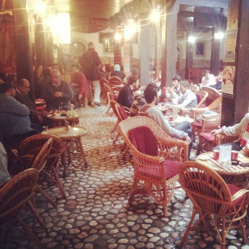 Cafe Divan nella città vecchia (bascarsija) di Sarajevo