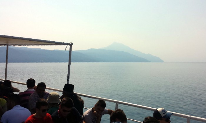 A trip to Mount Athos: the ferry